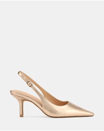 Wittner - Leia Metallic Leather Slingbacks