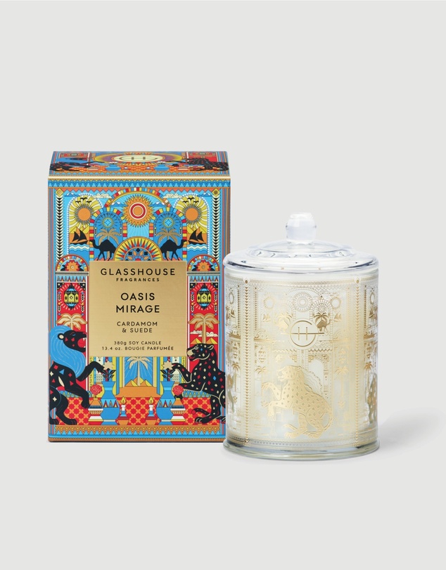 Glasshouse Fragrances - Oasis Mirage 380g Soy Candle