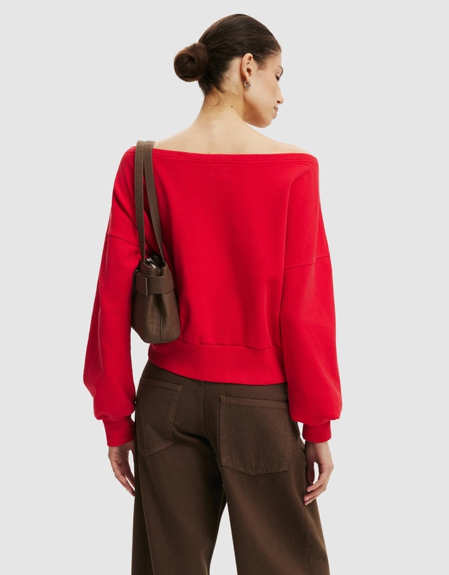Cotton On - Relaxed Off Shoulder Sweatshirt