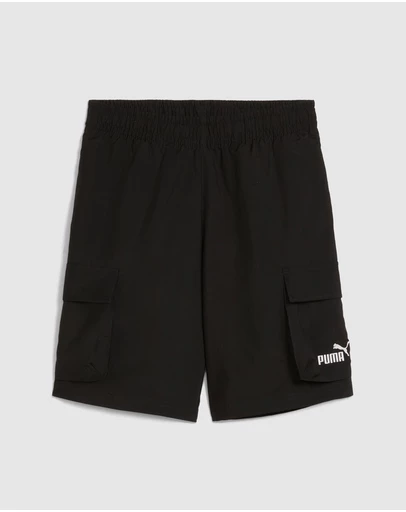 Puma - ESS No. 1 Logo Woven Cargo Shorts - Teens