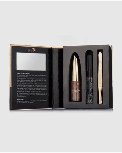 Silk Oil of Morocco - Fibre Brow Enhancer Kit - Dark