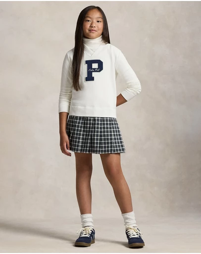 Polo Ralph Lauren - Letterman Fleece Sweatshirt Dress - ICONIC EXCLUSIVE - Teens