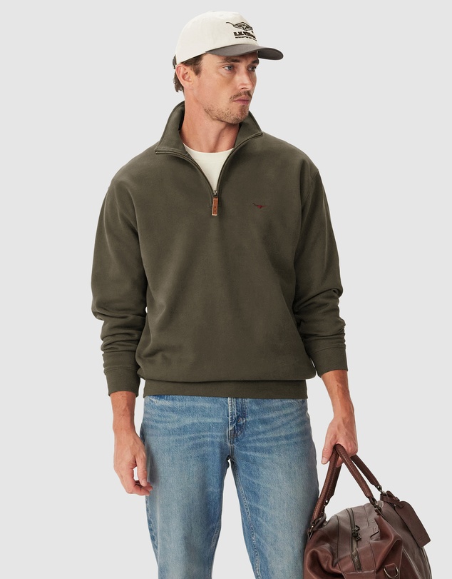 R.M.Williams - Mulyungarie 1/4 Zip Sweatshirt