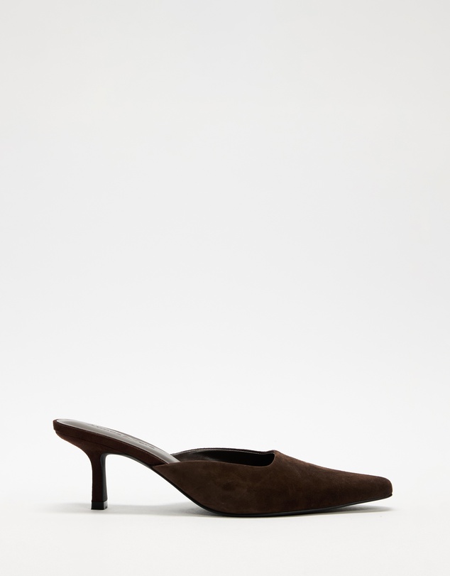 Atmos&Here - Deana Suede Square Point Heels
