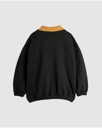 Mini Rodini - Panther Patch Collar Sweatshirt - Babies-Teens