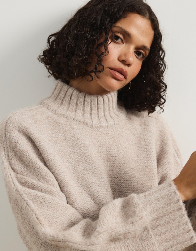Atmos&Here - Charll Funnel Neck Knit Jumper
