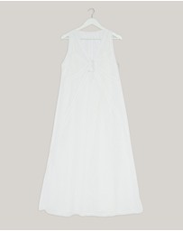 Revibe - Repaired Minima Esenciales Orsa Cotton Lace Midi Dress - AU 10