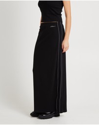 Insight - Pitch Piped Maxi Jersey Skirt