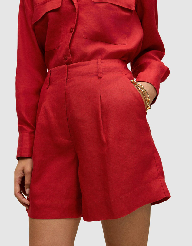 Trenery - Linen Tailored Short