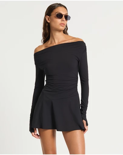 Bond-Eye Swimwear - Nixi Long Sleeve Mini Dress
