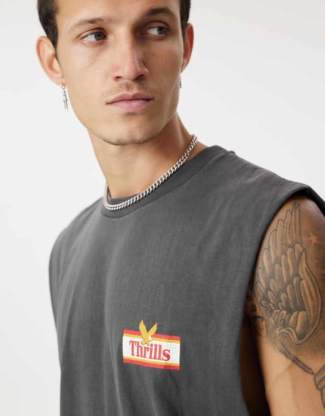Thrills - Never Stop Merch Fit Muscle Tee - ICONIC EXCLUSIVE