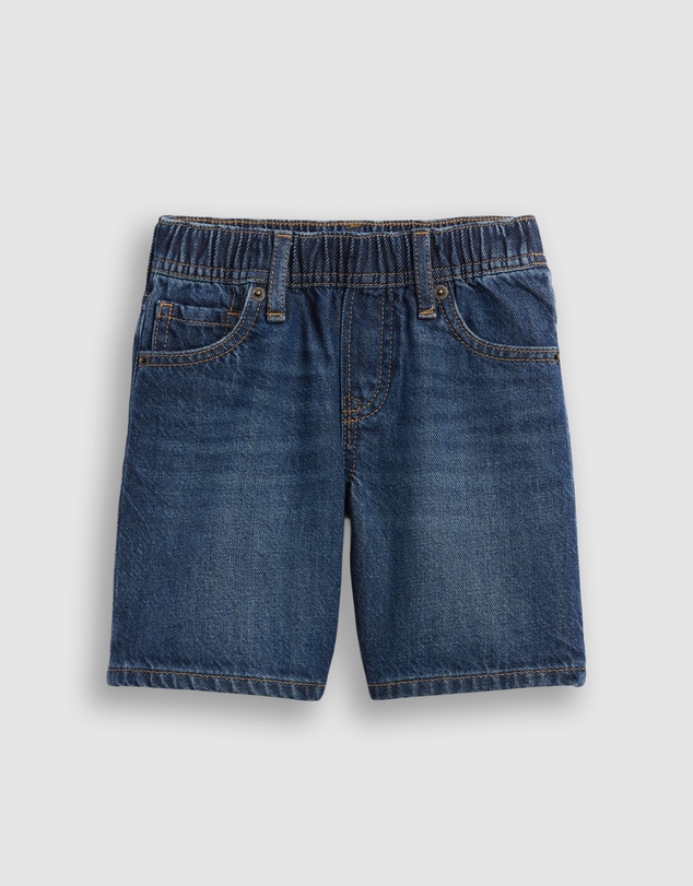 GAP - Logo Pull On Denim Shorts - Babies-Kids