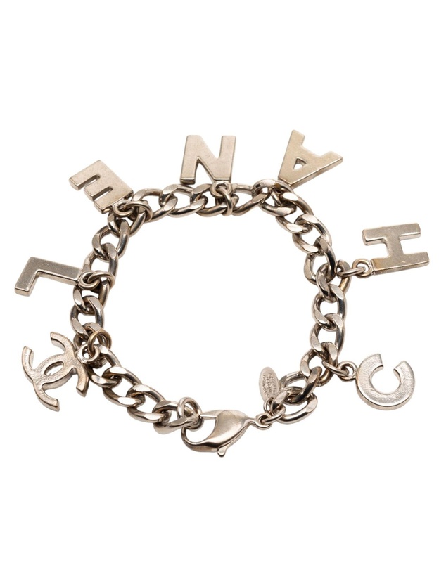 Pre-Loved by Azura Reborn - Pre-Loved Silver Plated Logo Charm Bracelet