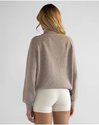 Leelo Active - Knit Quarter Zip Jumper