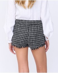 Amelius - Melissa Tweed Mini Shorts