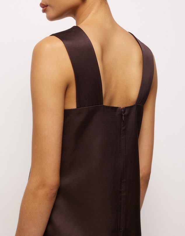 AERE - Isla Satin Mini Dress