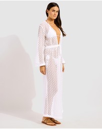 Seafolly - Gathered Lace Cover Up