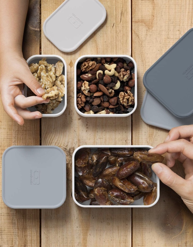 Monbento - Monbento MB Extra Bento Box Containers - Grey Blue Mix