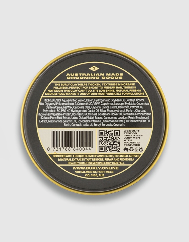 BURLY - Skin & Styling Pack - #3 Clay - Medium Hold