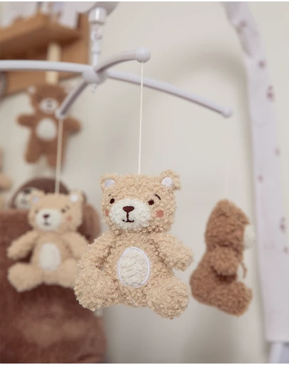 Living Textiles - Musical Mobile Set - Cuddly Bear