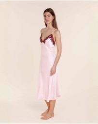 Gingerlilly - Magnolia Silky Satin Long Gown