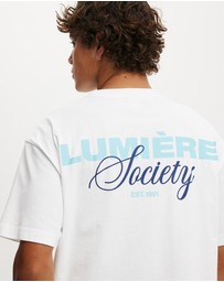 Cotton On - Box Fit Text T-Shirt