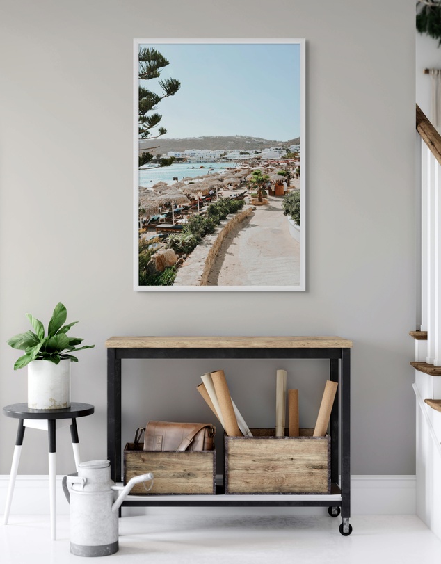Amichi Co - All Roads Lead To The Beach Fine Art Print