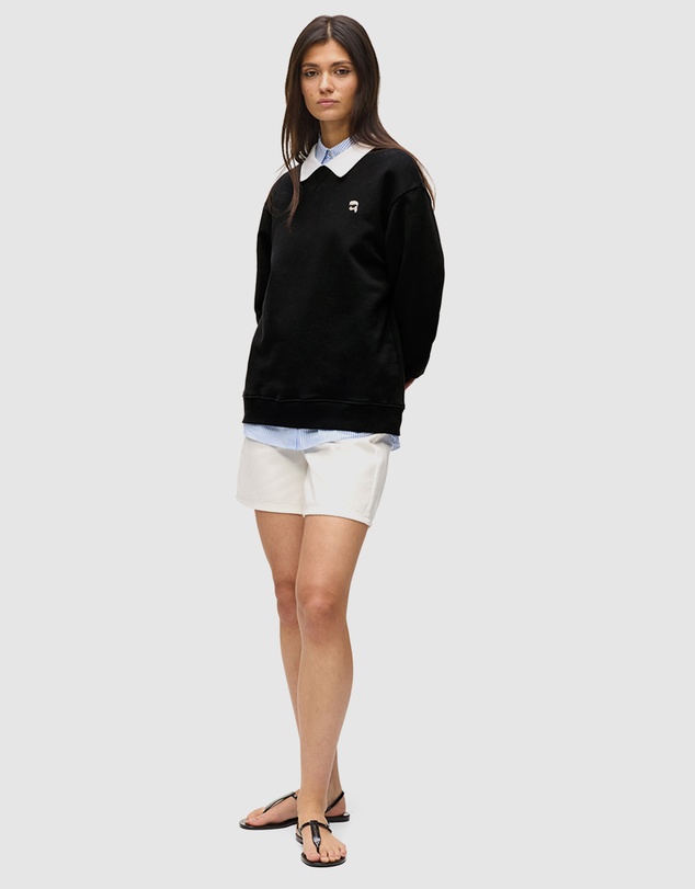 Karl Lagerfeld - Ikon Collar Sweatshirt