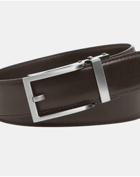 Buckle - Hamilton. Australian Made Auto Leather Belt. 35mm width.
