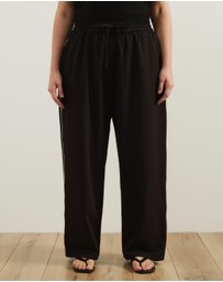 Atmos&Here Curvy - Zuma Contrast Pipping Pant