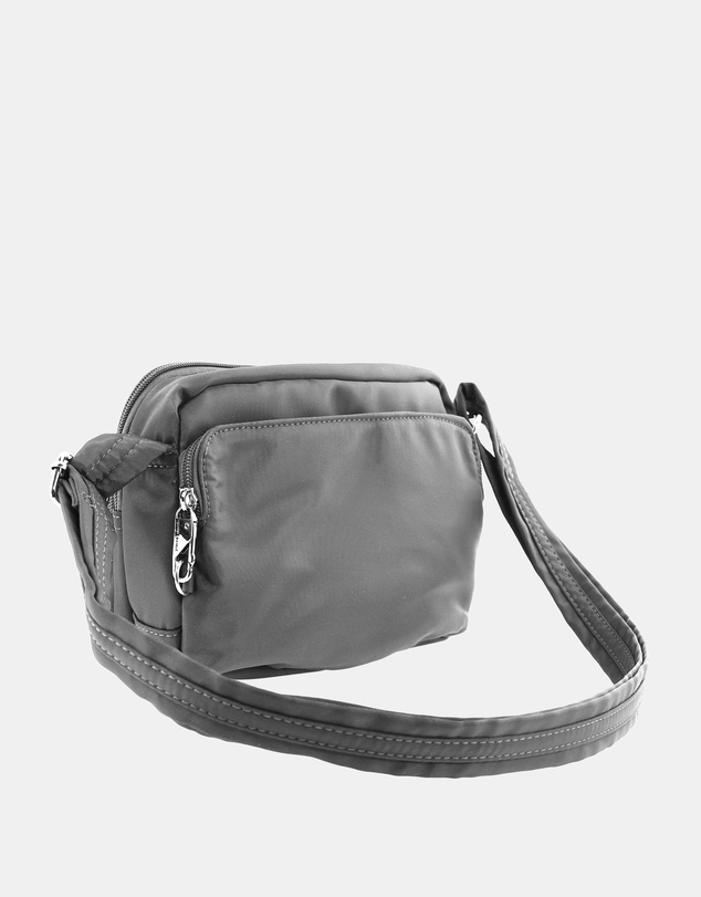 Pierre Cardin - Pierre Cardin Nylon Anti-Theft Cross Body Bag