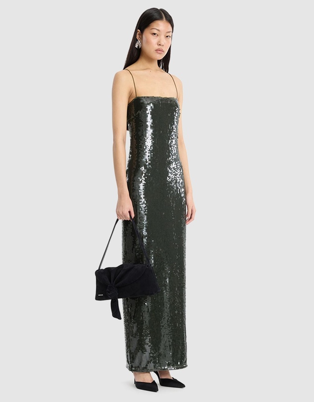 ROTATE - Sequins Maxi Slip Dress