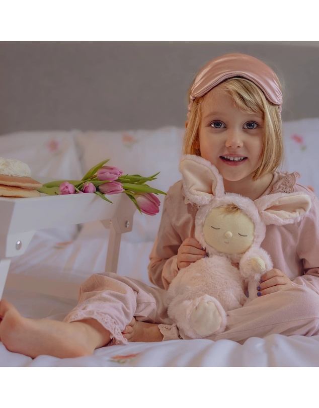 Olli Ella - Lullaby Cozy Dinkum Bunny Moppet - Pink