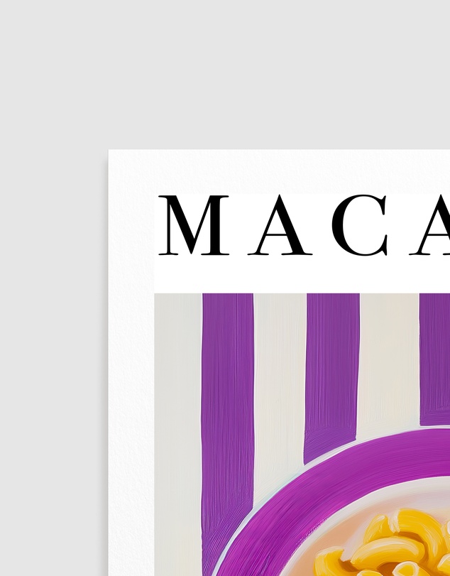 Olive et Oriel - Macaroni by Andreas Magnusson Art Print