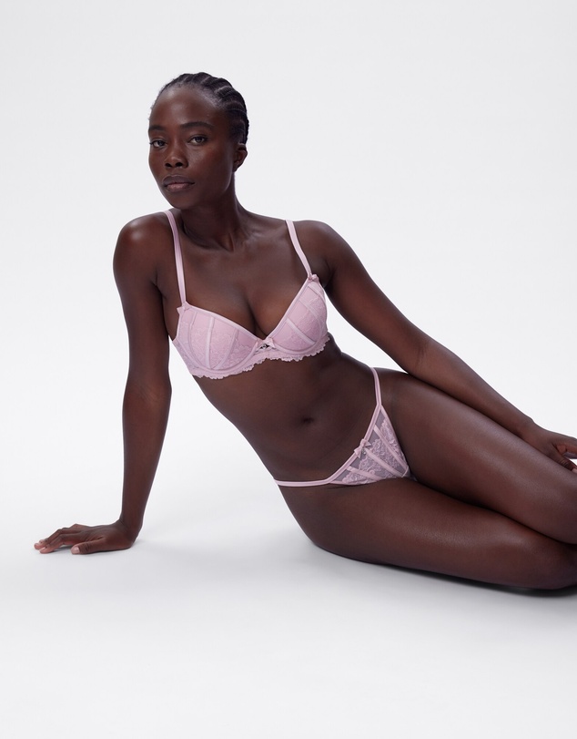 Bras N Things - Bethany Push Up Bra - Light Pink