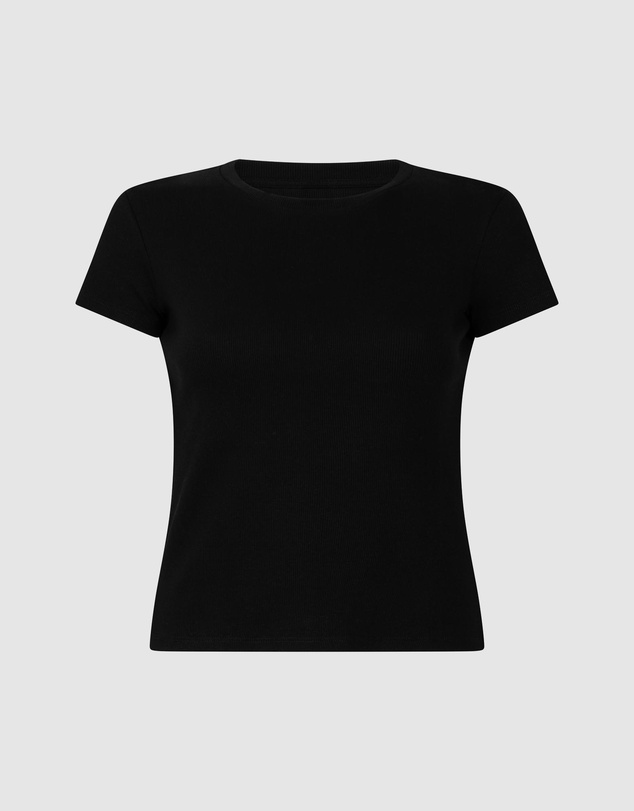 Hunkemoller - Short Sleeve Cotton Rib Top