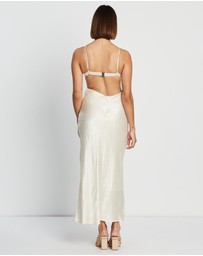 Third Form - Crush Bias Tri Midi Dress