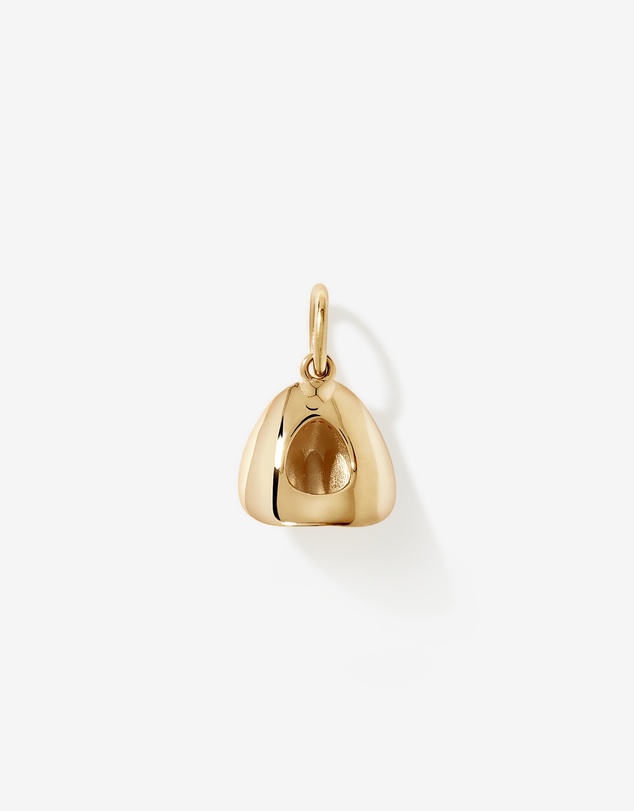 Michael Hill - Cowboy Hat Pendant in 18kt Vermeil with Cubic Zirconia