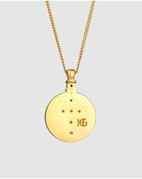 Haze & Glory - ICONIC EXCLUSIVE - Necklace Talisman Cross in 925 Sterling Silver Gold Plated