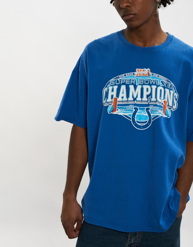 Vintage by The Real Deal - Pre Loved - Vintage NFL Indianapolis Colts Super Bowl Tee