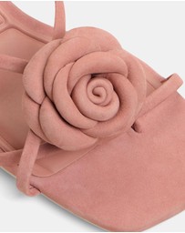 ALDO - Sofiane Kitten Flroal Heel Mules