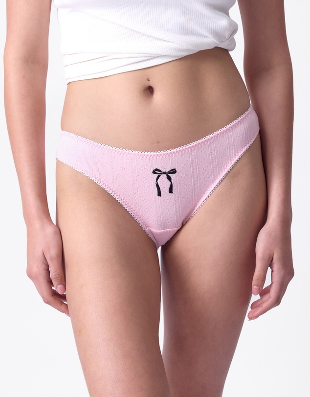 Bras N Things - Ella Brazilian Knicker - Light Pink