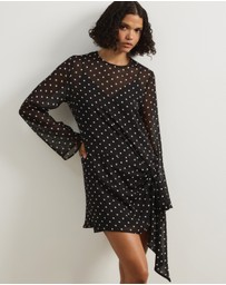 Atmos&Here - Jordi Mini Georgette Spot Dress