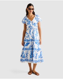 Forever New - Iris Tiered Ruffle Midi Dress