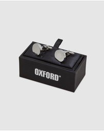 Oxford - Mens Round Disc Cuff Link