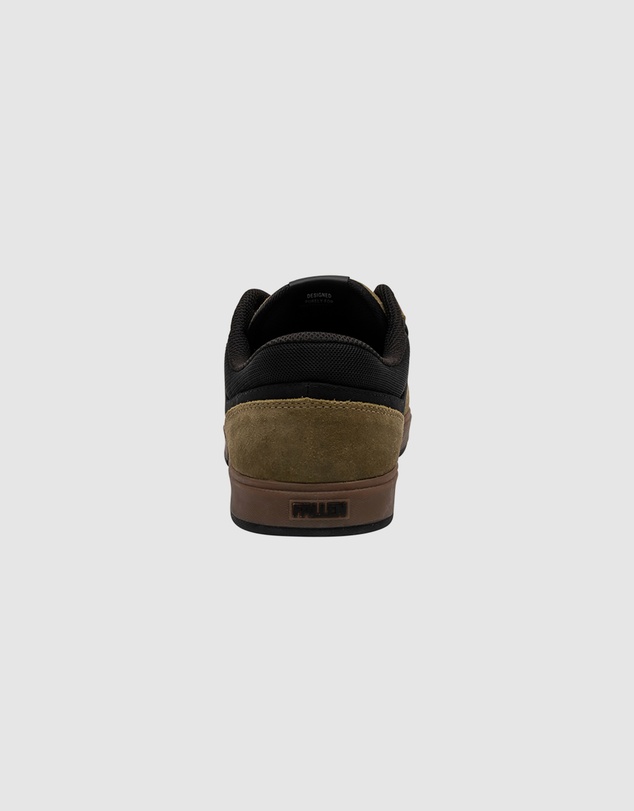 Fallen Footwear - Fallen Footwear Men Patriot Gum Skateboarding Shoess Olive/Black