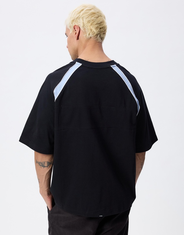 Thrills - Split Decisions Oversize Box Crop Panel Tee