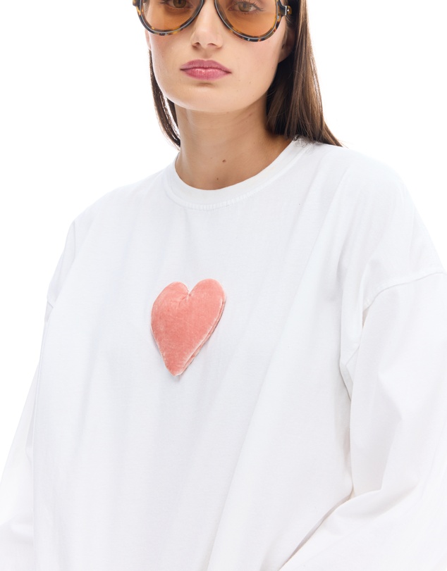 THE TALES - We Love Velvet Heart Long Sleeve Tee