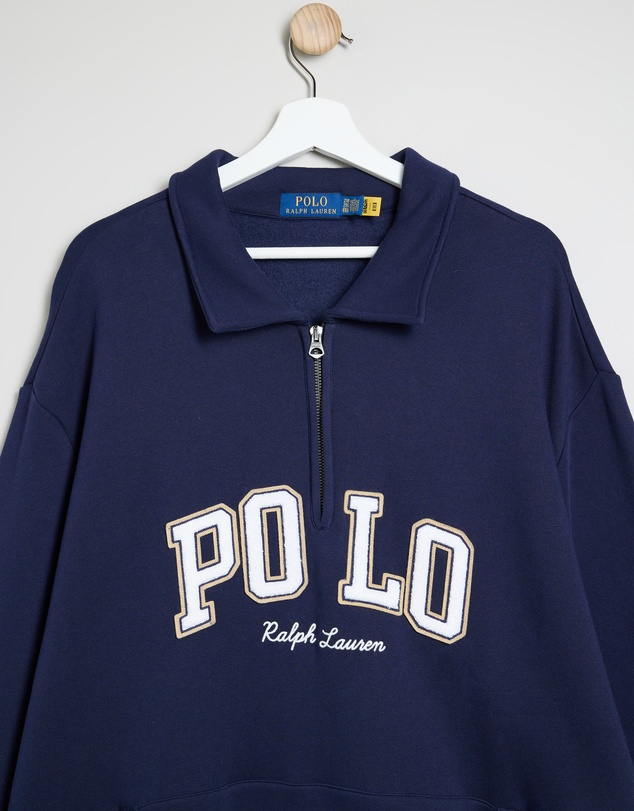 Polo Ralph Lauren - Big & Tall Logo Fleece Quarter-Zip Sweatshirt