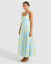 Pasduchas - Soleil Panelled Midi Dress